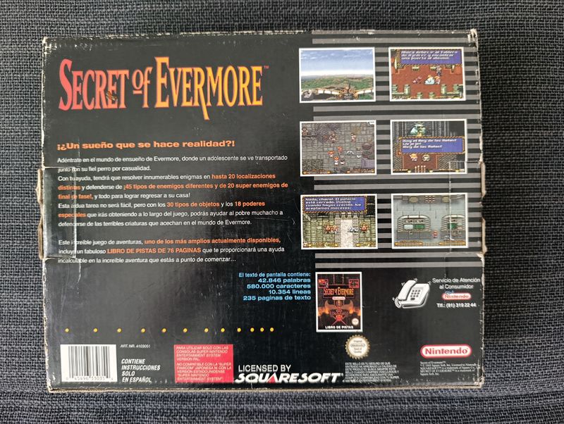 Secret Of Evermore - Super Nintendo - PAL España afbeelding 2
