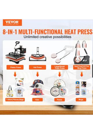 Máquina de Calor VEVOR 8 en 1