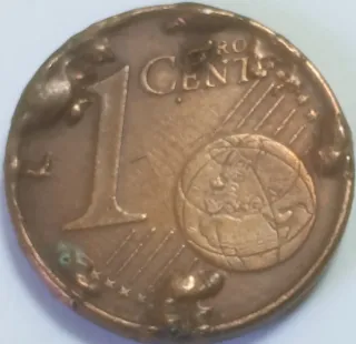 Moneda 1 Céntimo España 2001