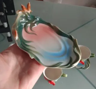 Set 2 Tazze stile Franz Collection Pesce Rosso