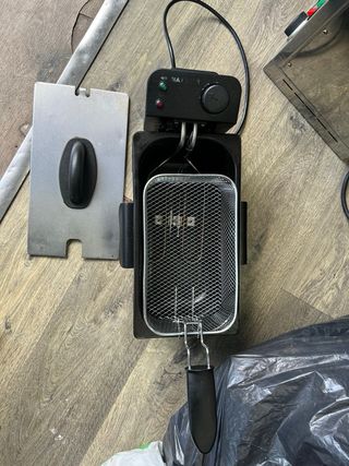 Freidora Eléctrica Acero Inoxidable