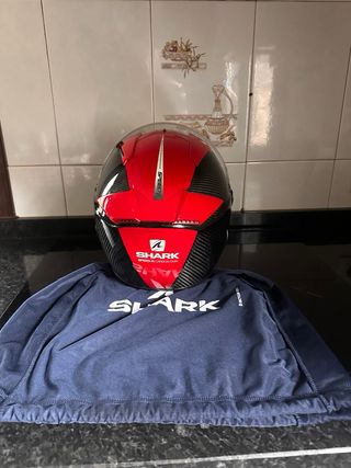 Shark Spees-R Carbon talla M color rojo