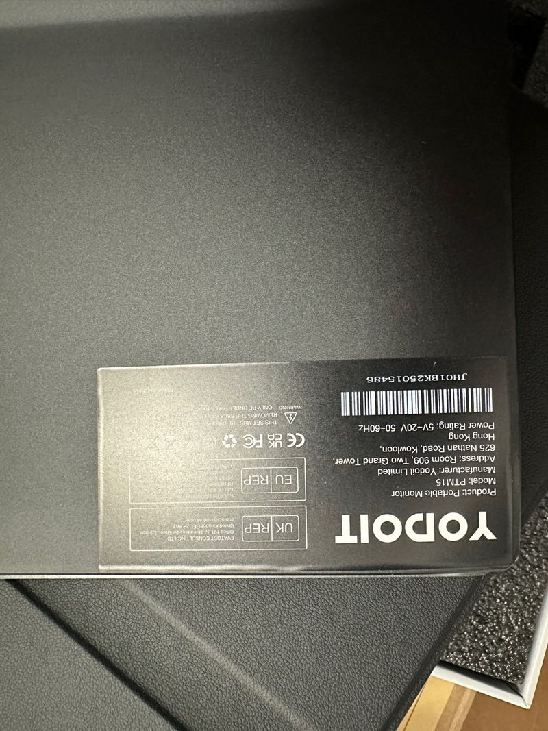 Monitor Portátil Yodoit 15.6 144Hz FHD 015486 afbeelding 6