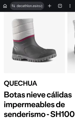 BOTAS NIEVE