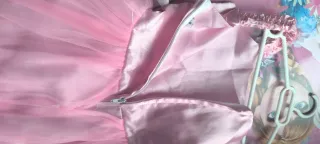 Vestido rosa evento niña 4 años/ disfraz