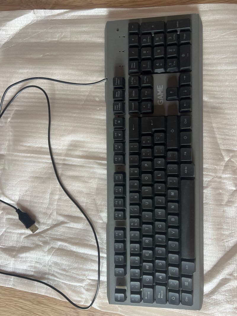 Teclado Gaming USB Negro/Gris afbeelding 3