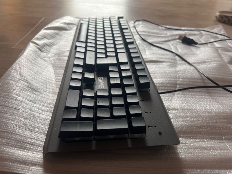 Teclado Gaming USB Negro/Gris afbeelding 2