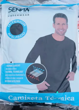 3 Camisetas Térmicas Senna Hombre "L"