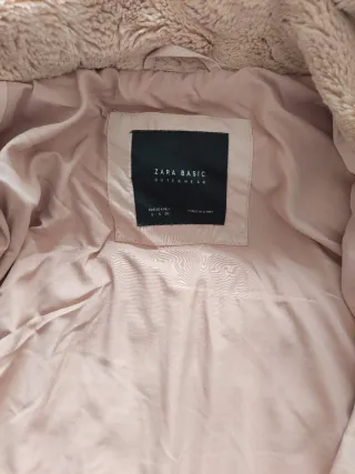 Chaquetón rosa acolchado