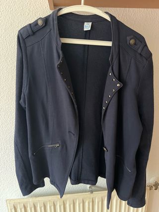 Chaqueta azul militar talla 46