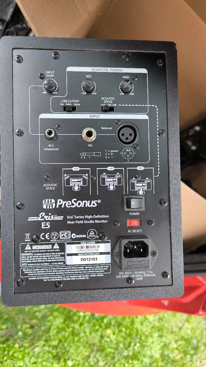 Altavoces Presonus Eris 5" afbeelding 4