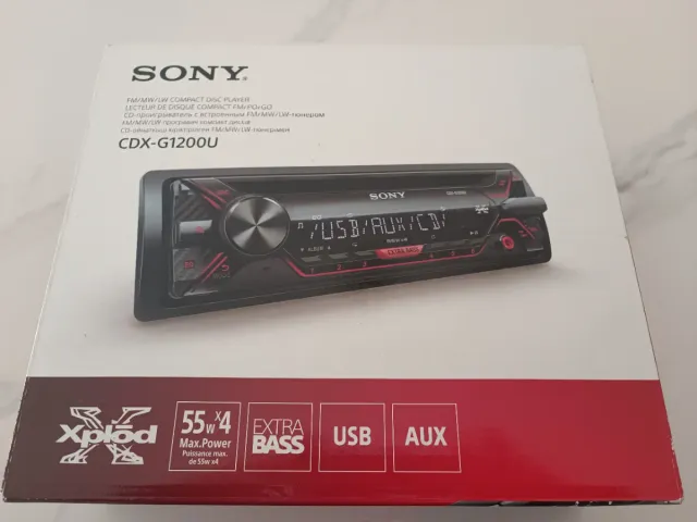 Radio Coche Sony CDX-G1200U USB/AUX