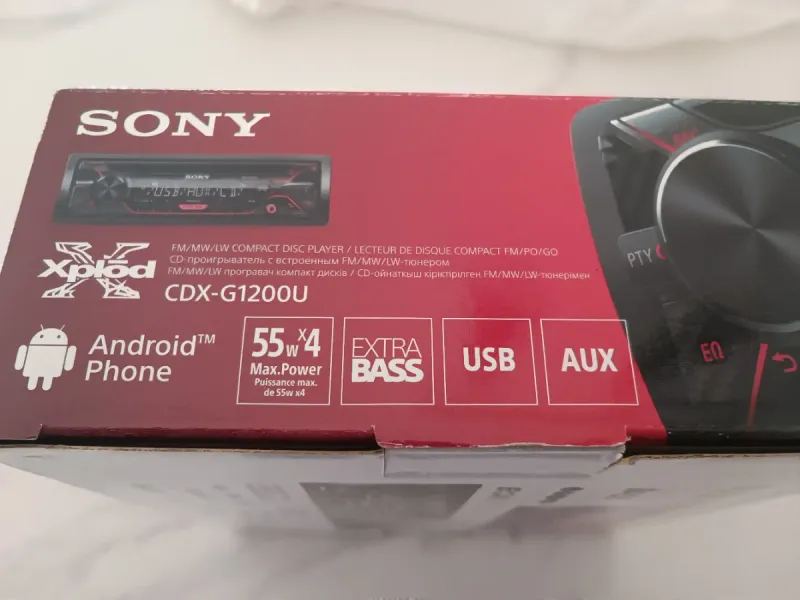 Radio Coche Sony CDX-G1200U USB/AUX afbeelding 3