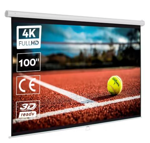 Pantalla Proyector Manual 100 4K Full HD