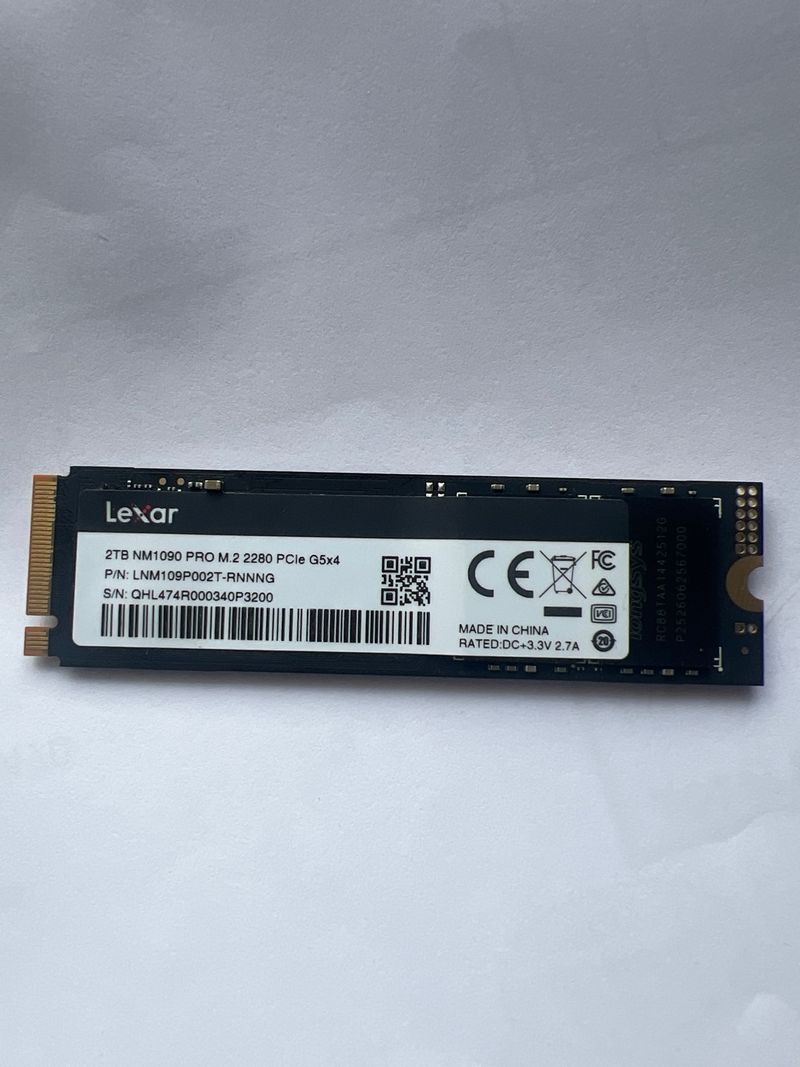 Lexar NM1090 PRO 2TB NVMe SSD afbeelding 2