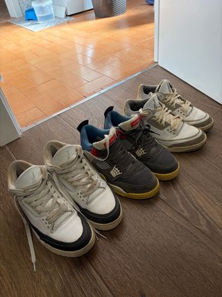 3 Pares Jordan, Union, A Ma Maniere y Fragment