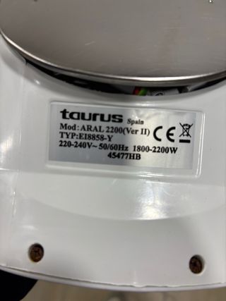 Plancha Taurus ARAL 2200W Azul