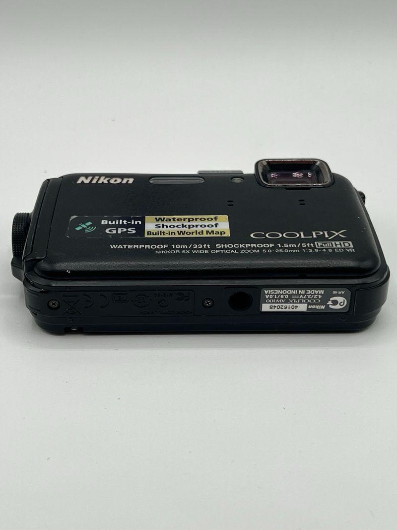 Cámara digital Nikon Coolpix AW100 negra afbeelding 8
