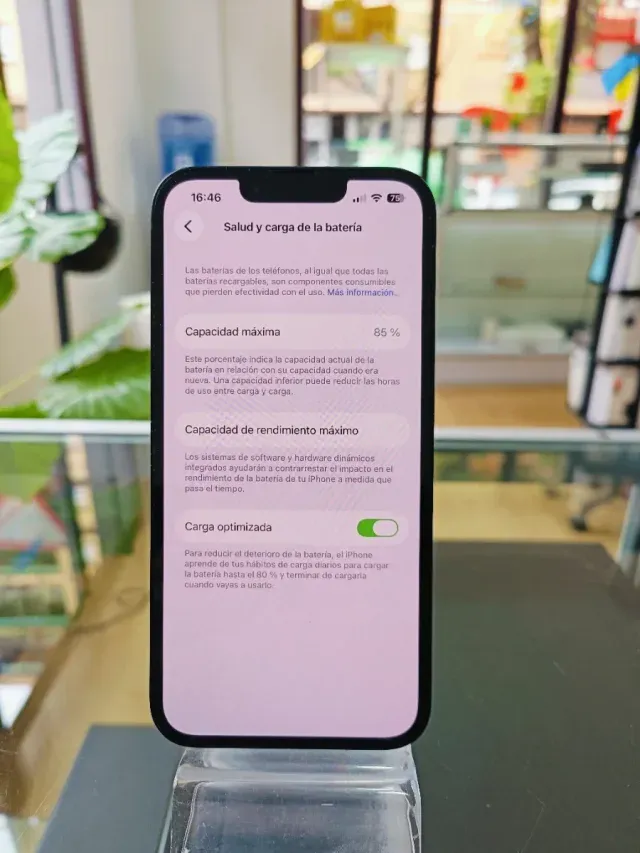 iPhone 14 Negro 128GB Batería 85% afbeelding 4