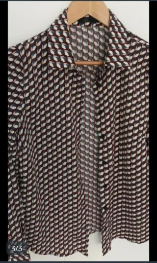 Blusa estampada multicolor