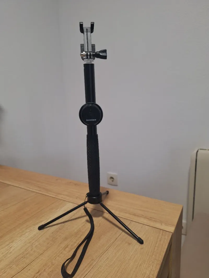 Palo Selfie Extensible con Tripode y mando SilverC