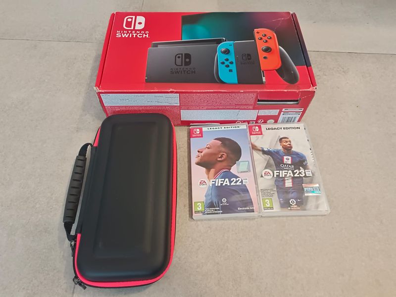 Nintendo Switch Azul y Rojo afbeelding 2