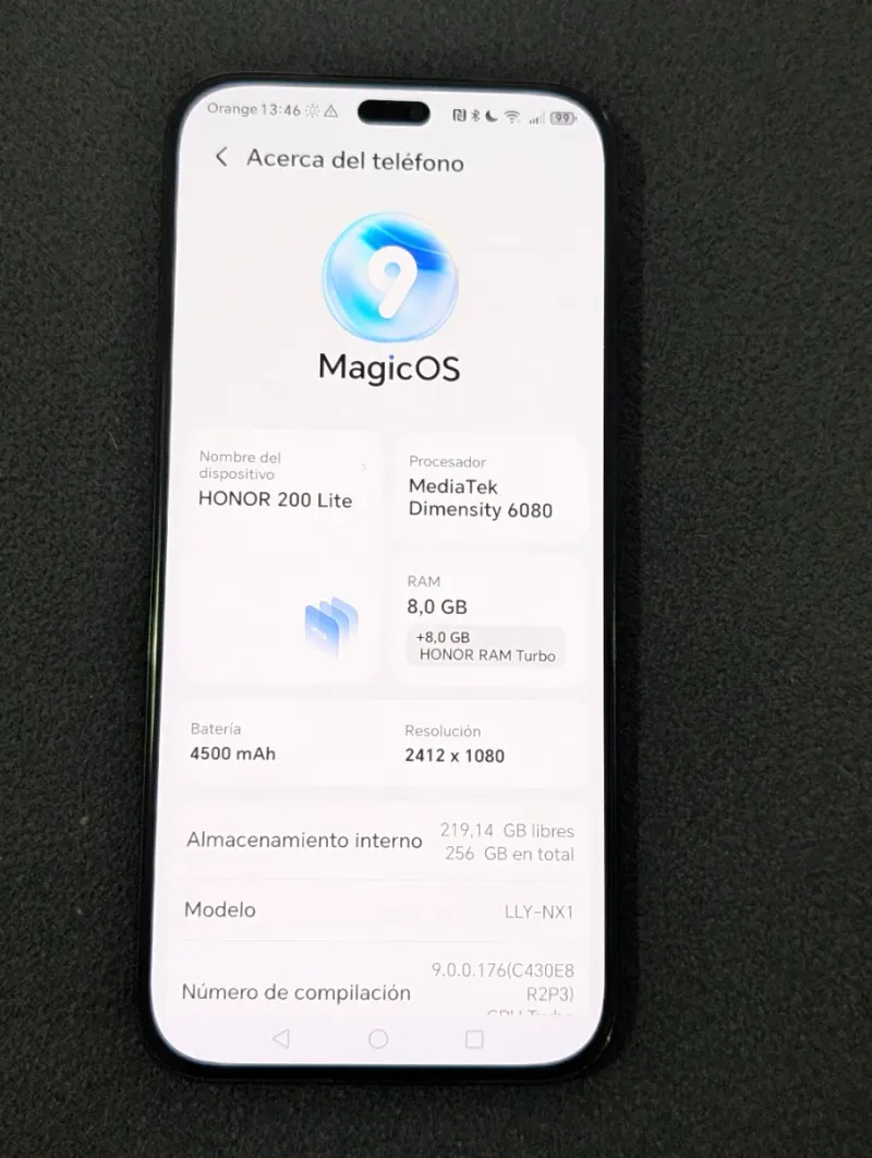 Honor Móvil Negro 108MP afbeelding 4