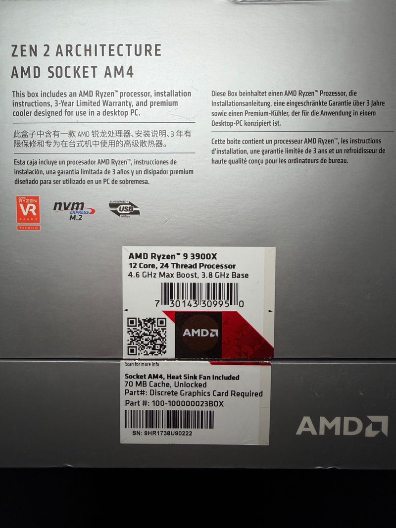 Ventilador AMD Ryzen 9 3900X afbeelding 4