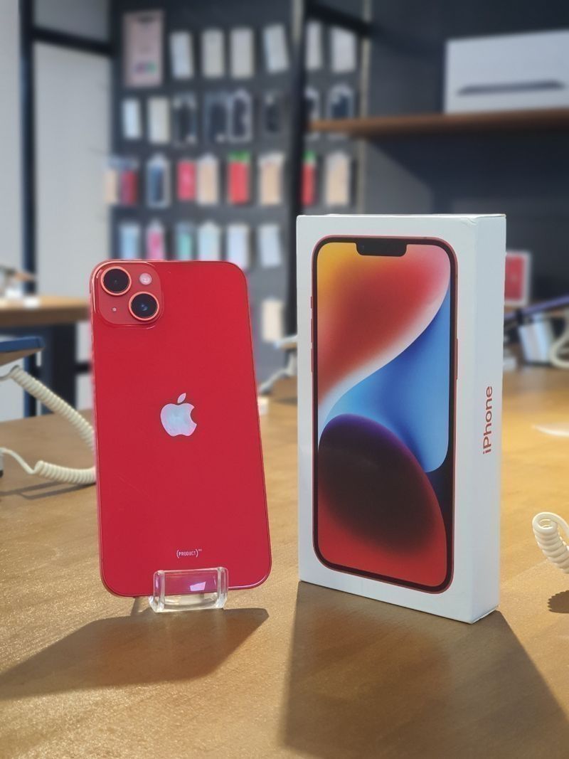 IPHONE 14 PLUS 128GB ROJO 100% BATERIA