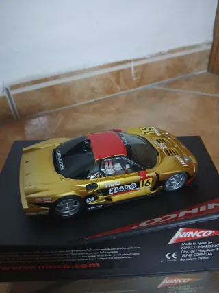 Honda NSX"Ebbro"Gold Ninco,Scalextric