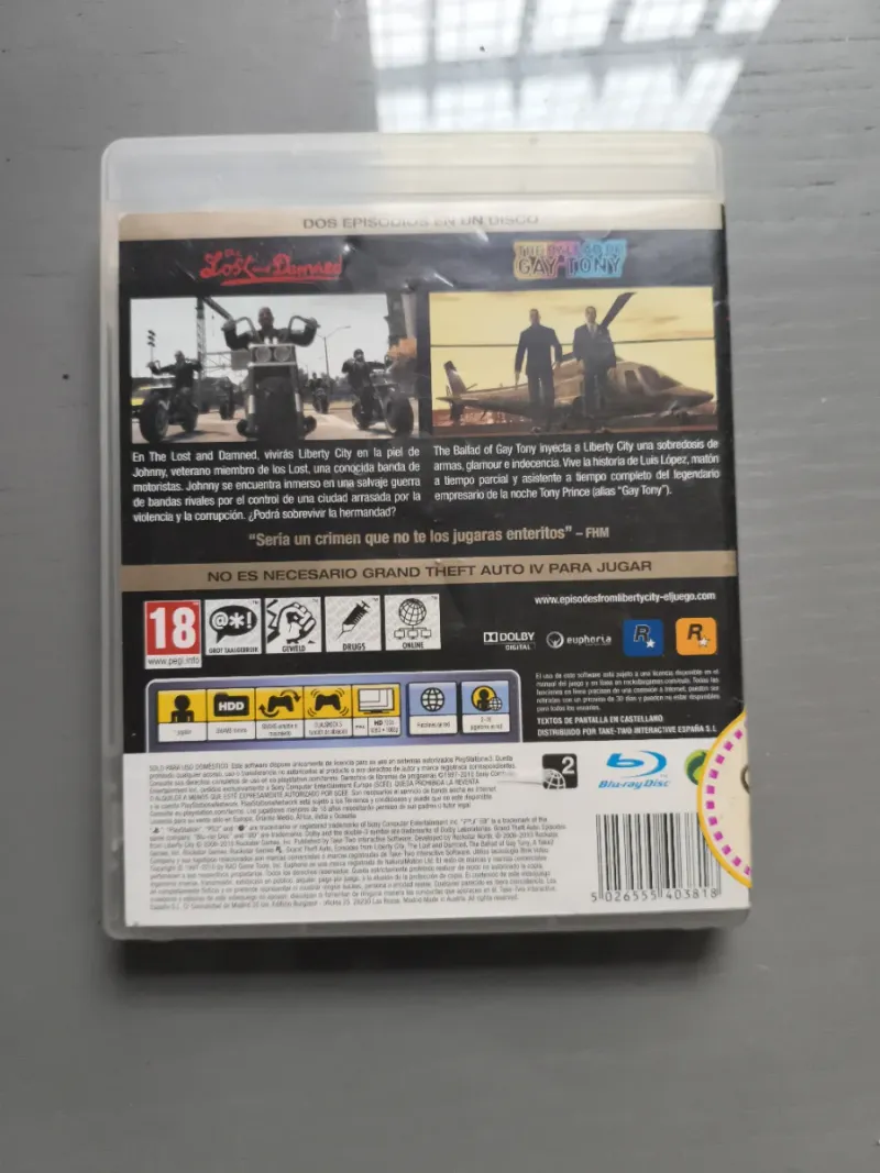 Grand Theft Auto: Episodios de Liberty City PS3 afbeelding 2