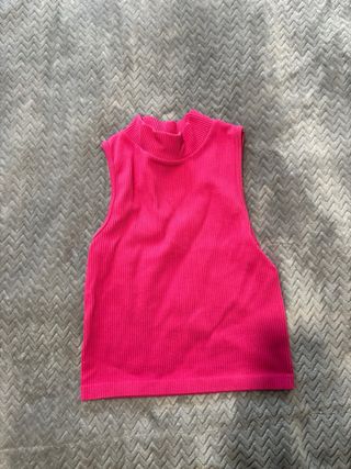 Top Stradivarius Rosa Fucsia Talla XS