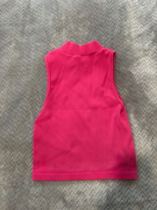 Top Stradivarius Rosa Fucsia Talla XS