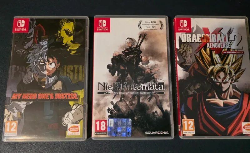 Lote de 3 juegos de Nintendo Switch