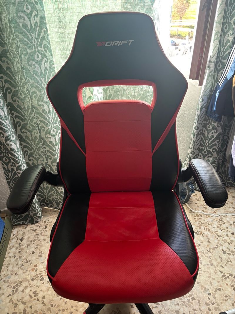 Silla Gamer Drift Roja y Negra