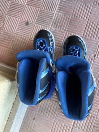 Pattini in linea roller blade blu
