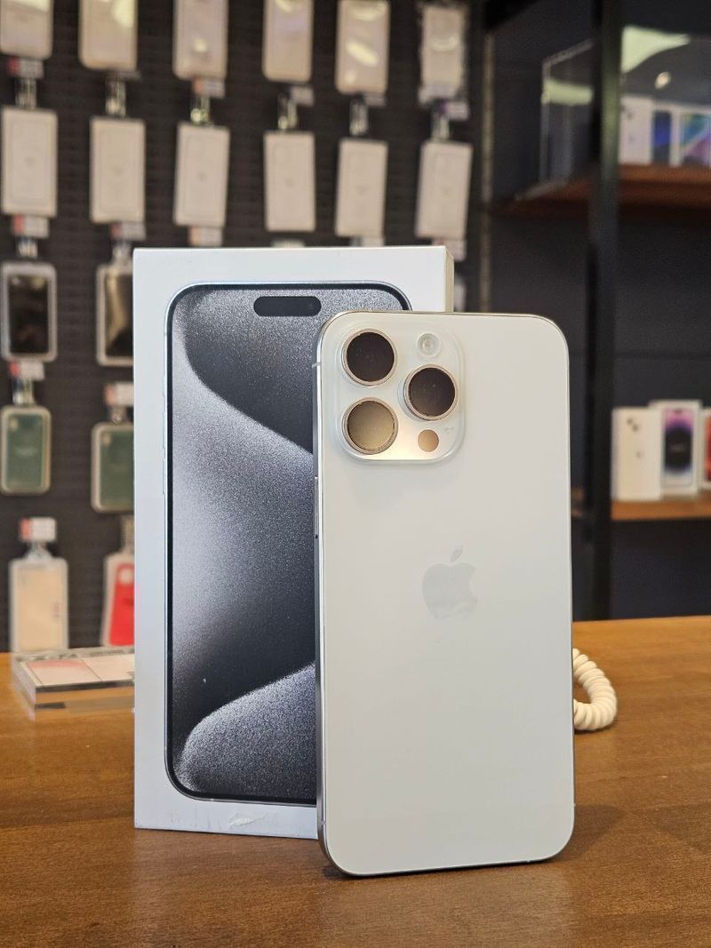 IPHONE 15 PRO MAX 256GB BLANCO 89% BATERIA