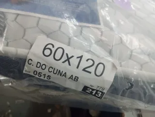 Colchón Cuna 120x60 cm Baby Dreams HR Ada