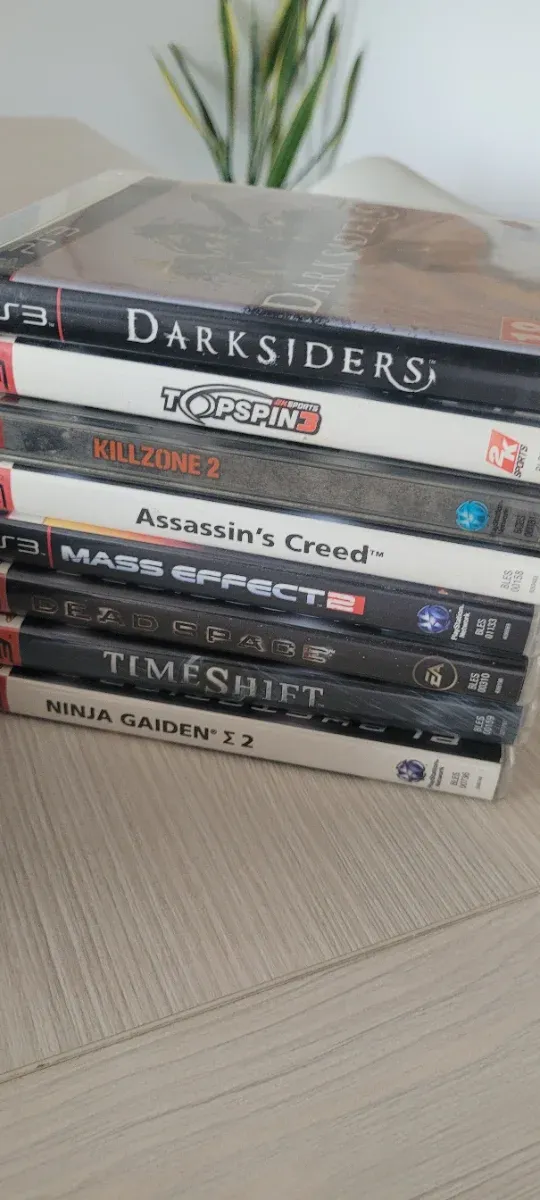 Consola PS3 Slim Negra + Mando + Juegos afbeelding 2