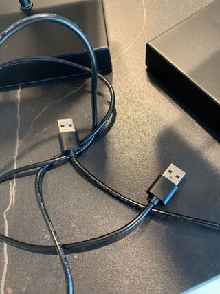 Juego 2 Lámparas Mesilla Táctiles USB