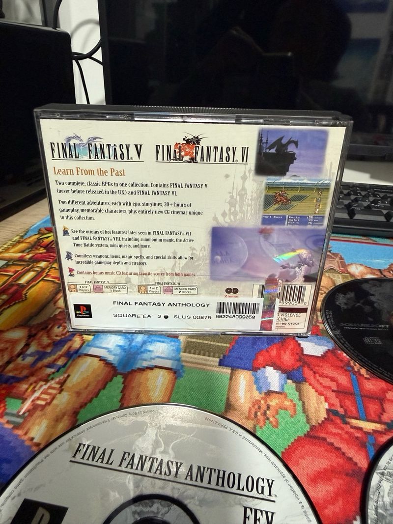 Final Fantasy Anthology NTSC USA PS1 afbeelding 3