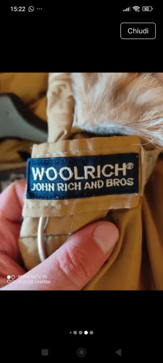 Parka Woolrich originale USA Taglia XL
