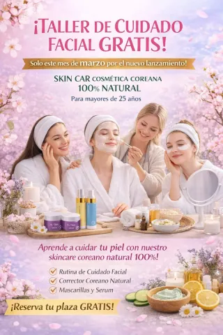 BUSCAMOS MODELOS PARA TALLER CON COSMÉTICA COREANA