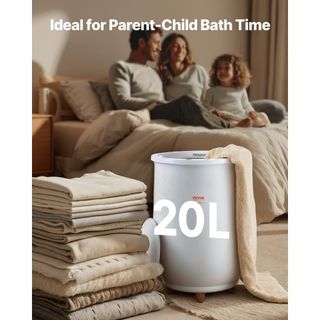 Calentadores de Toallas para Baño, Cubo Calentador de Toallas con Apagado Automático para Spa, Acomoda hasta 3 Toallas de Baño Sobredimensionadas, Mantas, Ropa, Batas de Baño, Pijamas y Más