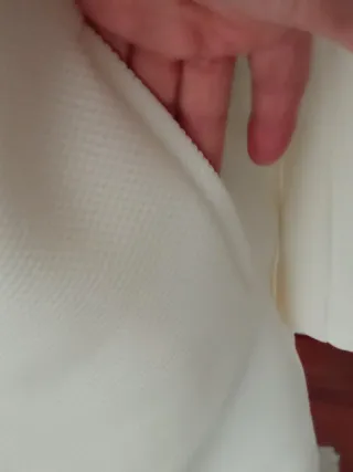 Abrigo corto blanco/crema