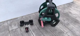 Soporte Enrollador Manguera Parkside