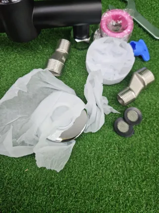 Grifo Cocina Flexible Negro/Plata Kelleria