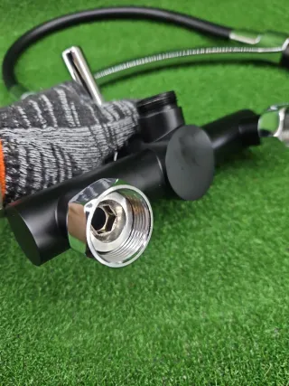 Grifo Cocina Flexible Negro/Plata Kelleria