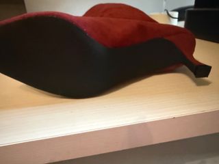 Stivali scamosciati bordeaux