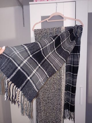 Lote 2 sciarpe lunghe inverno